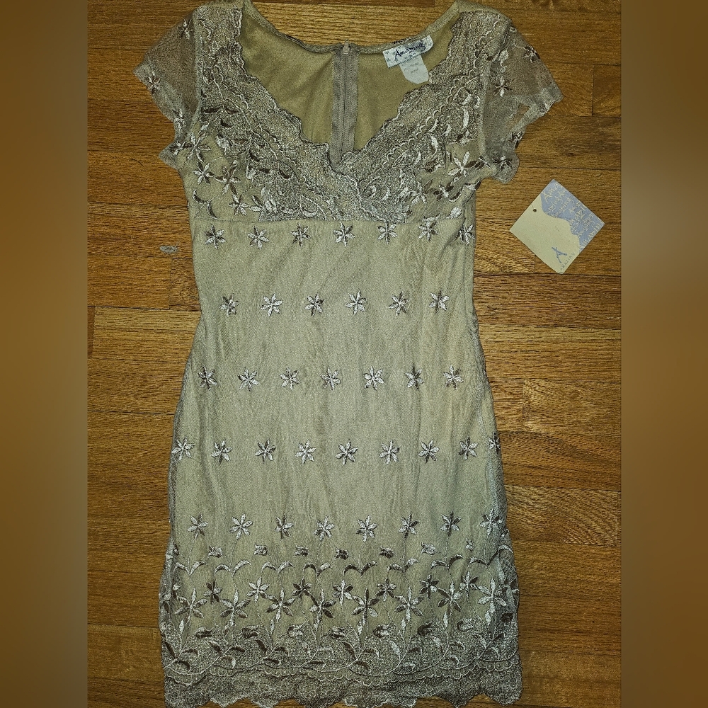 Elegant Lace Dress in Cream